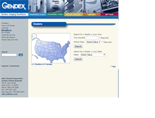 Tablet Screenshot of dealers.gendex.com